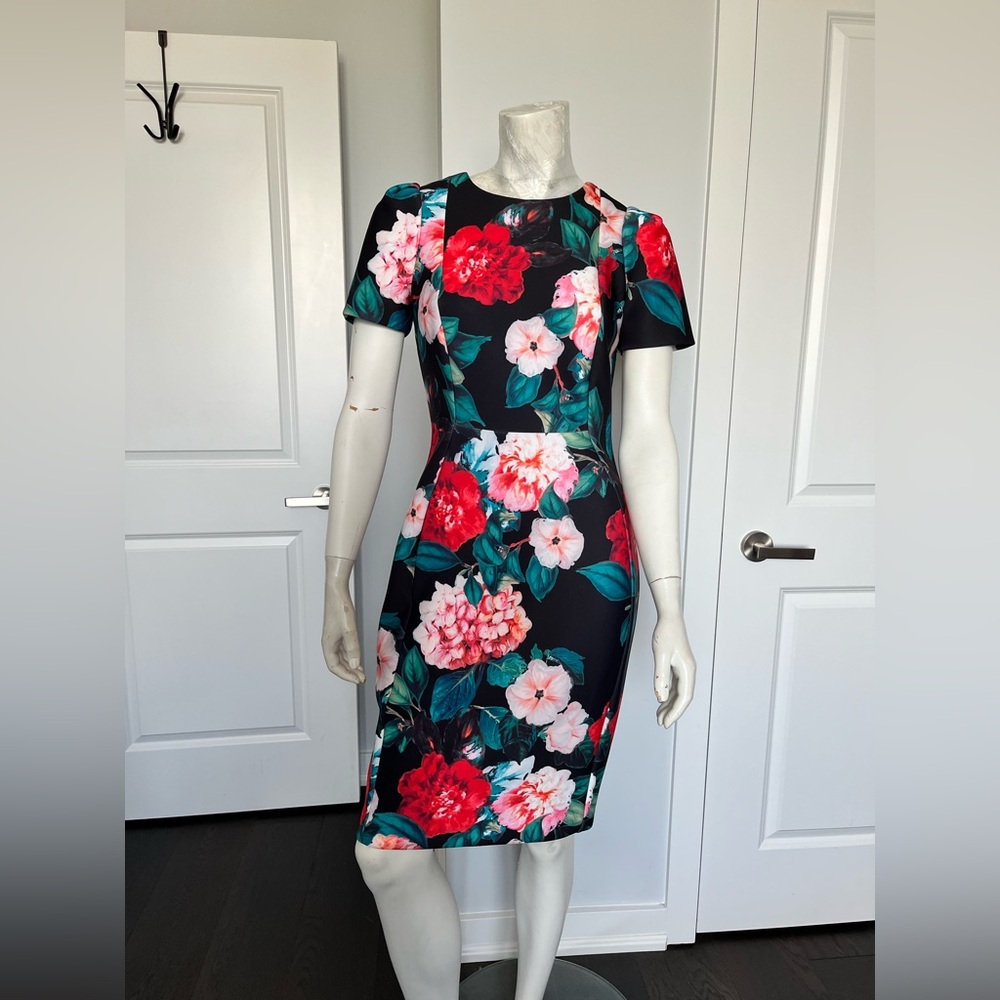 NWT Calvin Klein Floral Print Women's Dress